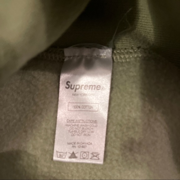 Supreme sage box logo hoodie. Gently used - Picture 3 of 6